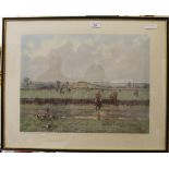 LIONEL EDWARDS (1878-1966) British, Cottesmore Hunt, print, signed in pencil to margin,