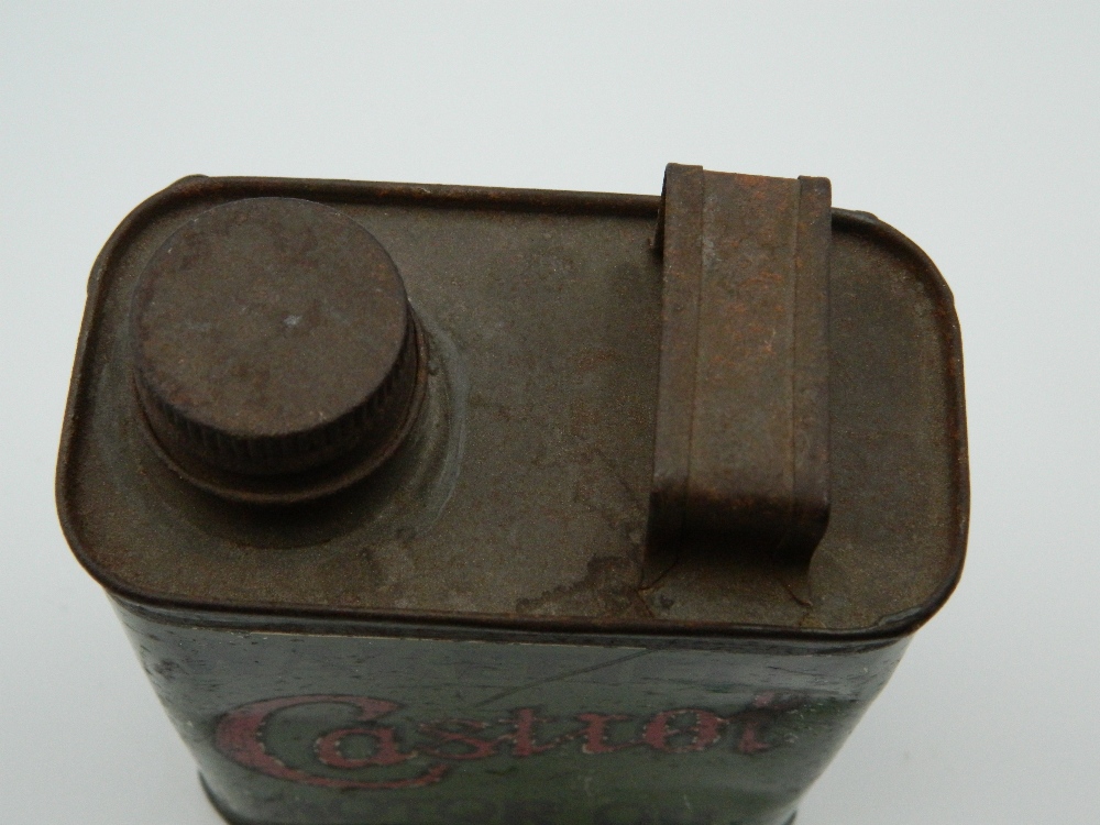 An early Wakefield Castrol Motor Oil half pint oil can. 12 cm high. - Image 12 of 12