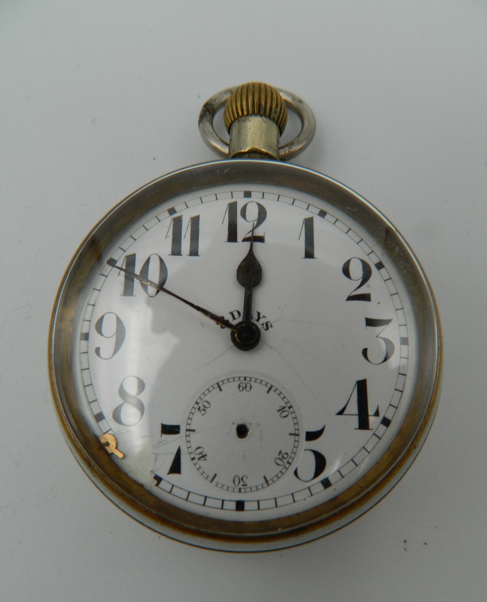 A WWI RFC (Royal Flying Corps) pilot's pocket watch, marked to the reverse, - Image 9 of 14