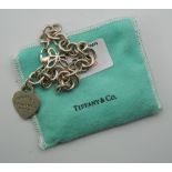 A Tiffany & Co silver bracelet. 33.5 grammes.