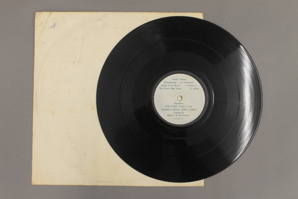 A military vinyl record recorded by the Staff Band of the Women's Royal Army Corps, - Image 2 of 4