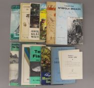 A selection of fishing guides, etc.