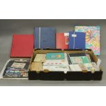 A large mixed collection of stamps contained in albums, folders,