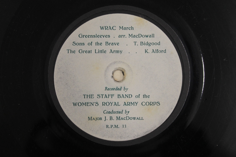 A military vinyl record recorded by the Staff Band of the Women's Royal Army Corps, - Image 3 of 4