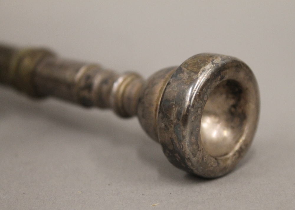 Two brass trumpets. The largest 53 cm long. - Image 6 of 12