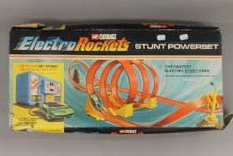 A Corgi Electro-Rocket set. 65 cm wide.