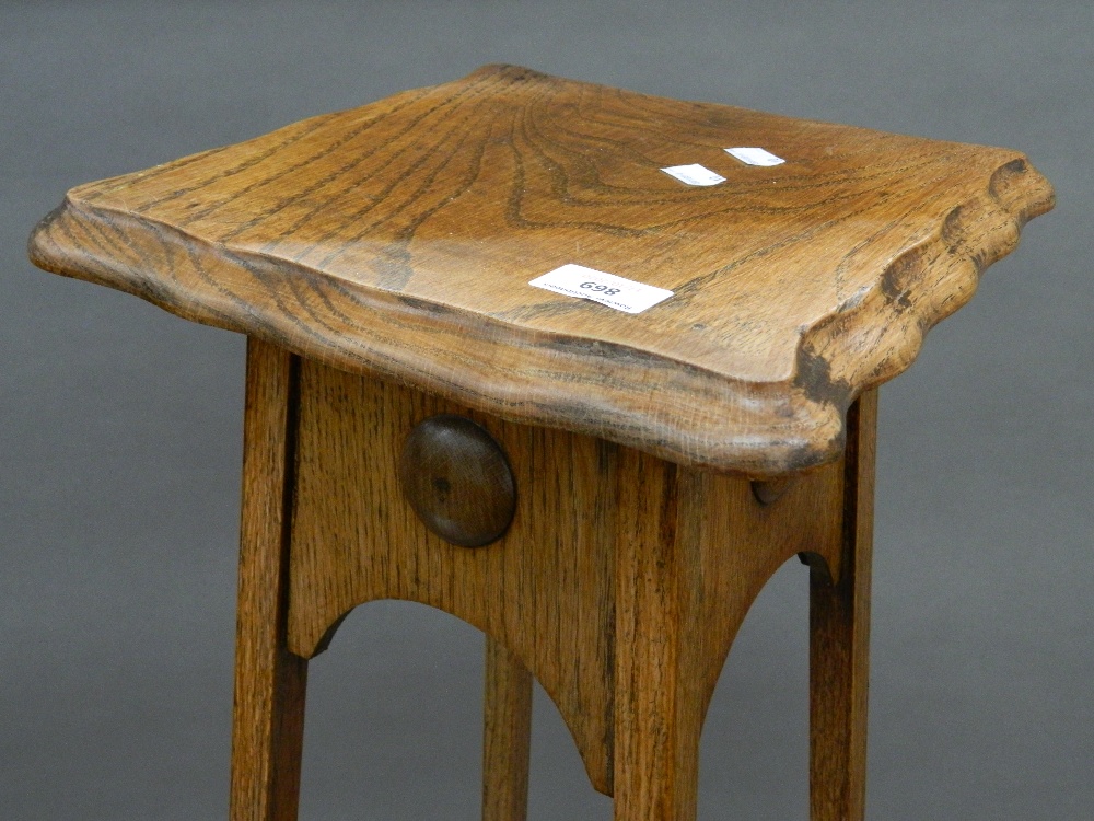 A Victorian oak plant stand. - Image 2 of 3