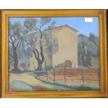 AUSTRALIAN SCHOOL (20th century), Italian Scene, oil on board, unsigned, framed and glazed.