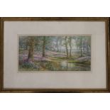 FREDERICK GOLDEN SHORT (1863-1936) British, Woodland Scene, watercolour, signed, framed and glazed.