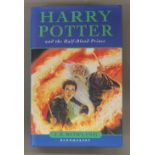 J K Rowling, Harry Potter and the Half Blood Prince, hardback,