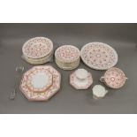 A quantity of Crown Derby and Wedgwood dinner wares