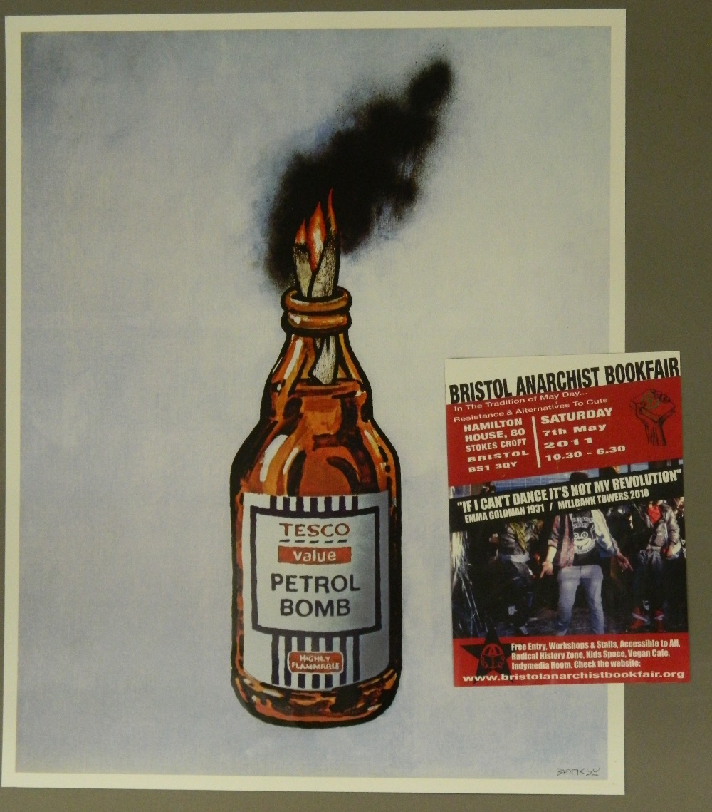 BANKSY (20th/21st century) British, Tesco Value Petrol Bomb 2011, offset lithograph on paper,