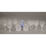 Two Stuart Crystal tumblers,