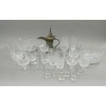 A large quantity of glassware