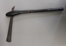 A tribal axe