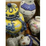 A large quantity of decorative ceramics, etc.