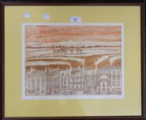 JILL JONES, Georgian Terrace, limited edition print, numbered 2/10,