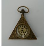 A Masonic type pocket watch. 6.5 cm high.