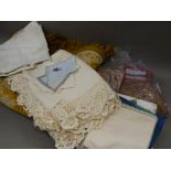 A quantity of various linen, etc.