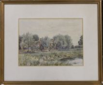 ROBERT WINTER FRASER (1872-1930) British, The Ferry Boat Inn, watercolour, signed,