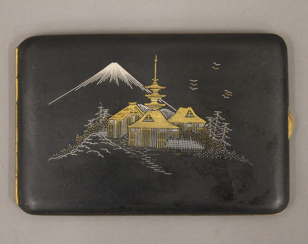 A Komi type Japanese cigarette case. - Bild 2 aus 3