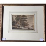 WILLIAM HARDING (18TH/19TH CENTURY) British, River Scene, watercolour, framed and glazed. 16 x 10.