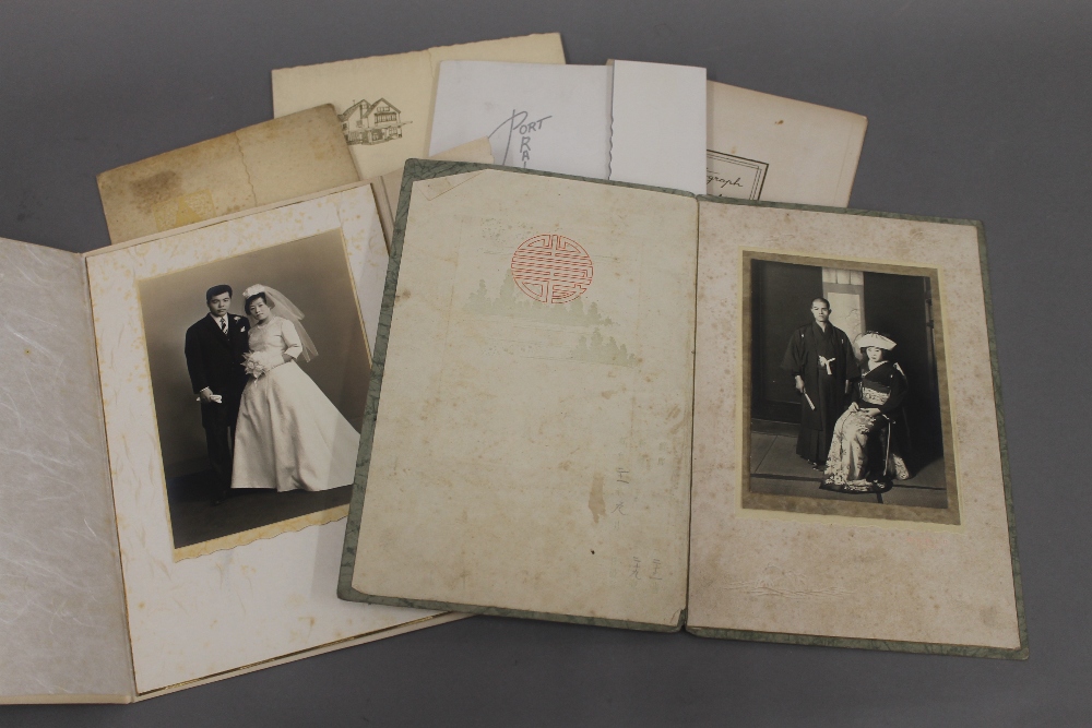 Four old Japanese photo albums - Image 2 of 6