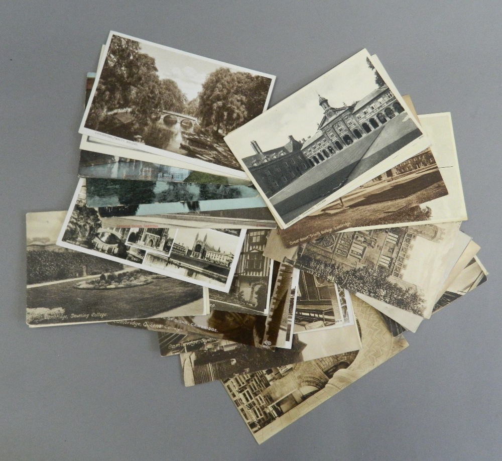 A quantity of vintage Cambridge postcards
