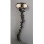 A bronze ruyi sceptre.