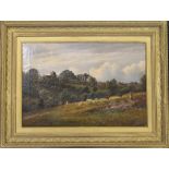 C A GRAVES, View of Hastings, oil on canvas, signed and dated 1888, framed. 50 x 34.5 cm.