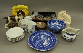 A quantity of ceramics, etc.