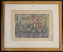 NAN YOUNGMAN, The Backs, Cambridge, mixed media, signed, framed and glazed. 30.5 x 21.