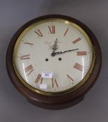 A wall clock. 37 cm diameter.