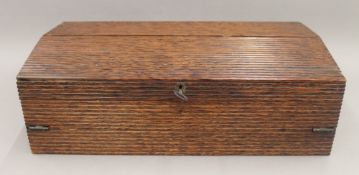 An Anglo-Indian writing slope. 38.5 cm wide.