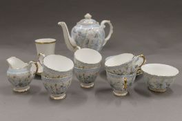 A porcelain tea set