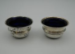 A pair of silver salts