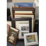 A large quantity of various pictures and prints