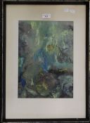 JOAN H BOWDITCH, Nirvana, oil, framed and glazed. 25.5 x 36 cm.