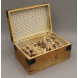 A box of 19th century Company figures. The largest 9 cm high.