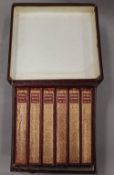 A boxed set of The Complete Works of William Shakespeare in the first Collins Clearprint edition of