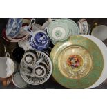 A quantity of decorative ceramics, etc.