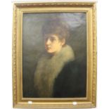 BLANCHE MACCARTHUR (exhibited 1880-1903), Portrait of a Lady, signed and dated 1889, oil on canvas,