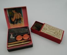 A Cutex compact manicure set, etc.