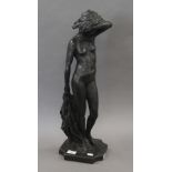 A resin model of a nude female. 61 cm high.