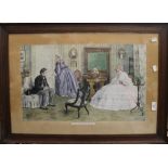 A 19th century oak framed Pears coloured print ''The Matchmaker'';