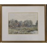 ROBERT WINTER FRASER (1872-1930) British, The Ferry Boat Inn, watercolour, signed,