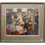 BERYL COOK (1926-2008) British, limited edition print, signed to margin, framed and glazed.