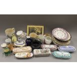 A large quantity of 19th century decorative ceramics