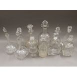 A large quantity of glassware,