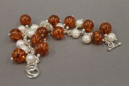 A dress bracelet. 16 cm long.